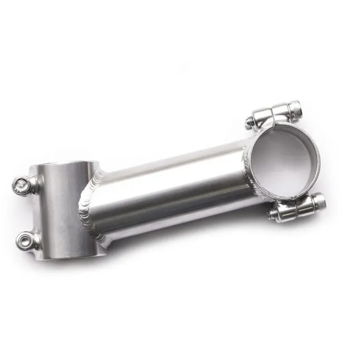 Image of Nitto MCR-22 Silver Gravel Stem 31.8mm Clamp