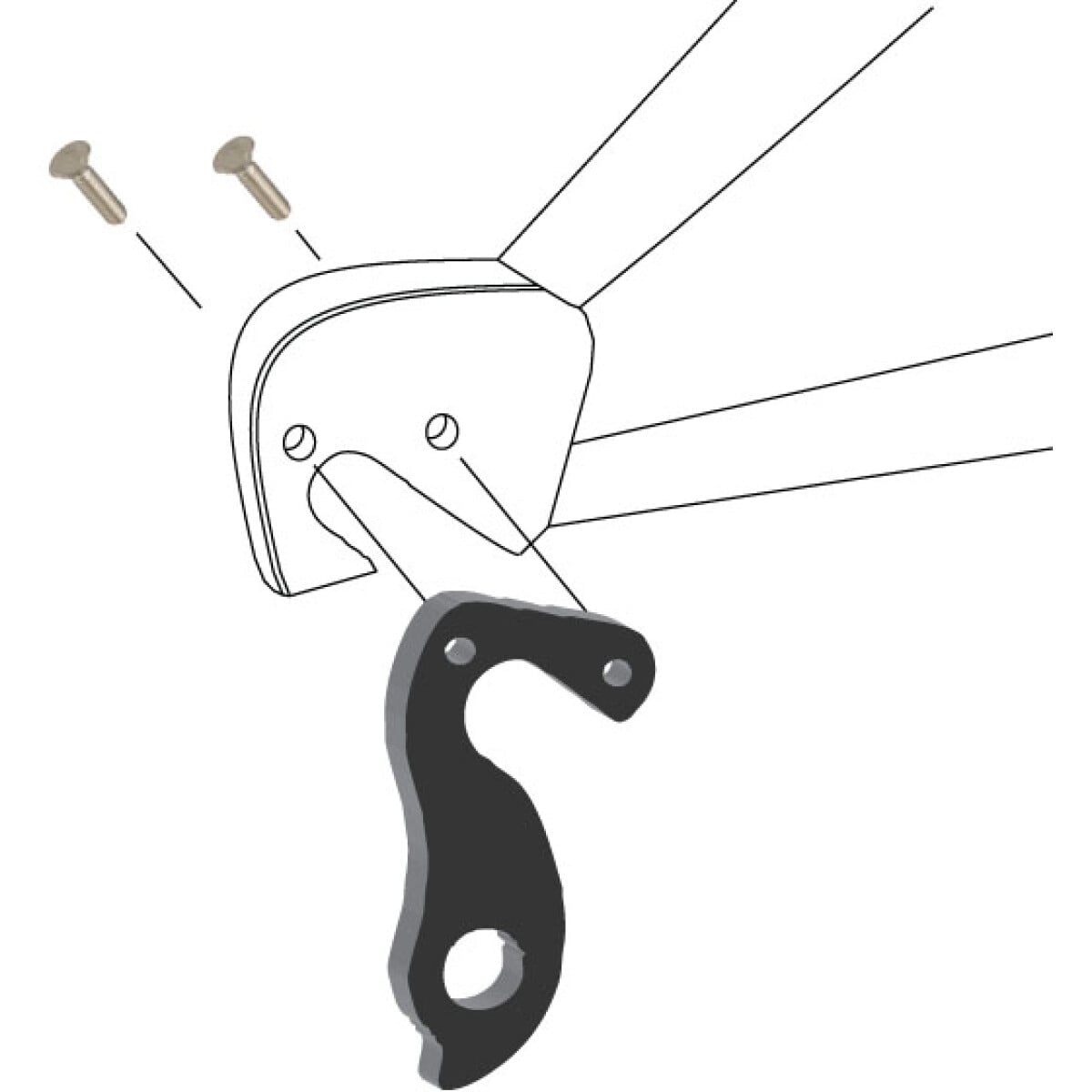 Image of Wheels MFG Derailleur Hanger 122 Rocky Mountain Solo