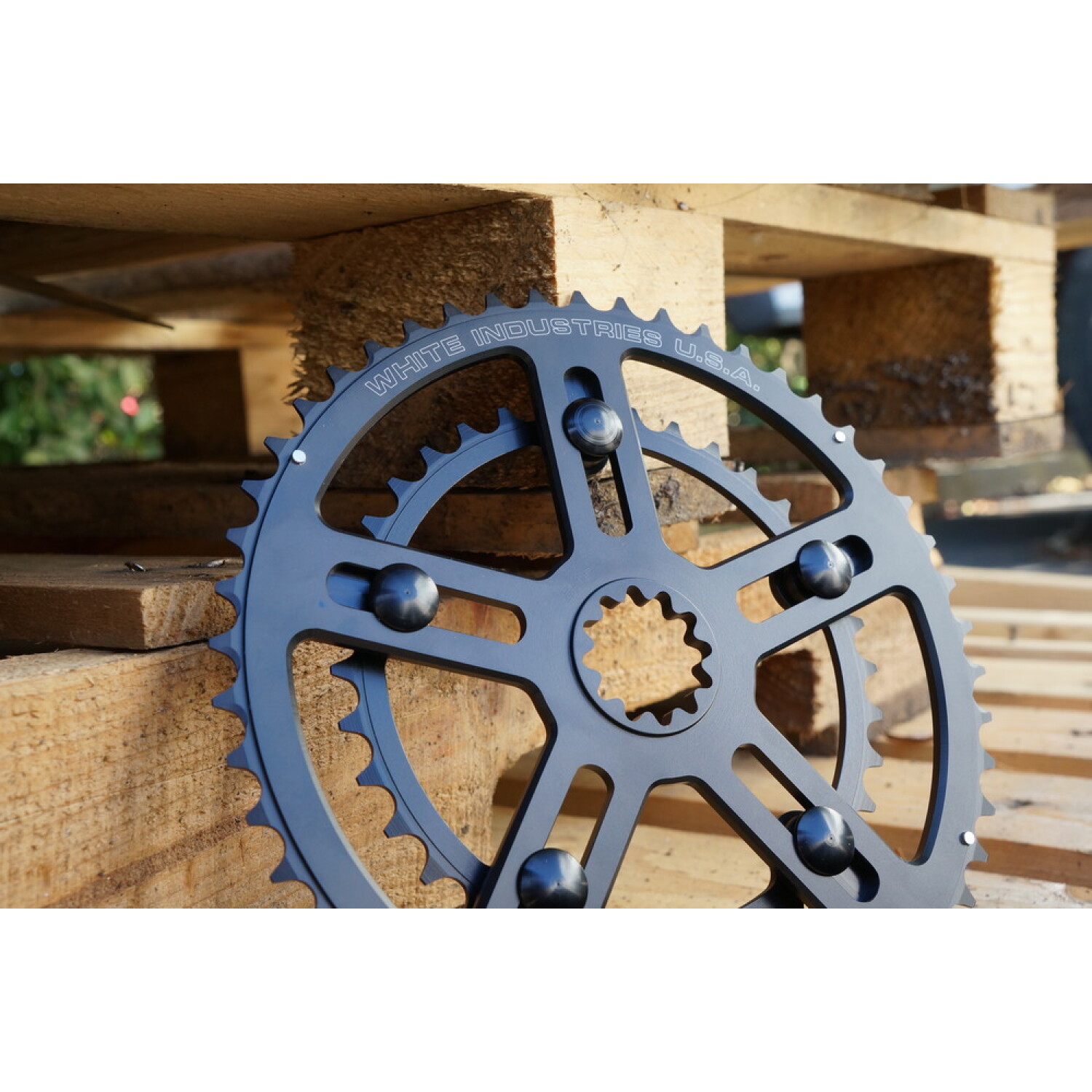 WHITE INDUSTRIES VBC OUTER CHAINRING 50T White Industries 2x Outer