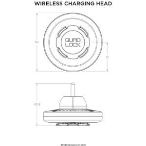 Image of Quad Lock Wireless Charging Head