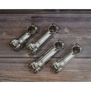 Image of Veloci Techno Threadless Stem 31.8mm 6 Deg Silver