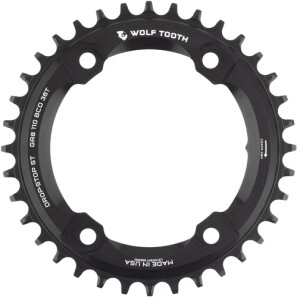 Image of Wolf Tooth Chainring 110 Asym 4-Bolt Shimano GRX 36T HG+ 12 Speed Drop-Stop ST