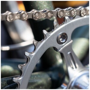 Image of Blue Lug Narrow Wide Chainring 110bcd