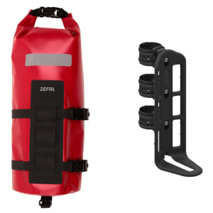 Image of Zefal Z Adventure Fork Pack 6L Red (inc. Cage and Gizmo)