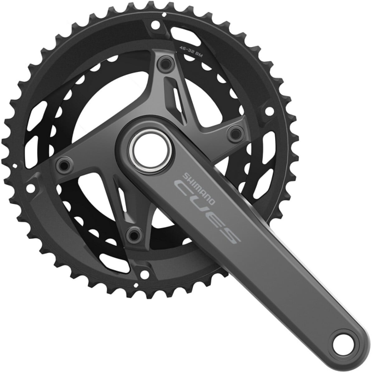 Image of Shimano Cues FC-U6010-2 Crankset 170mm 46-32 11-Speed