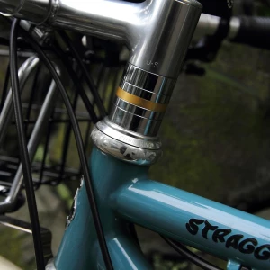 Image of Blue Lug "Select" Brass Headset Spacer 35mm