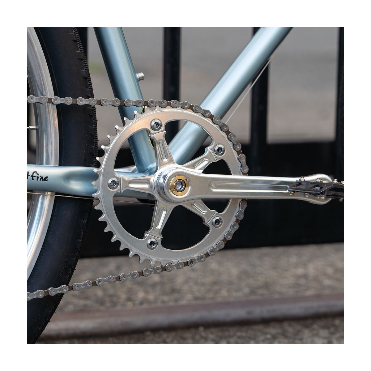 Image of Blue Lug Narrow Wide Chainring 110bcd