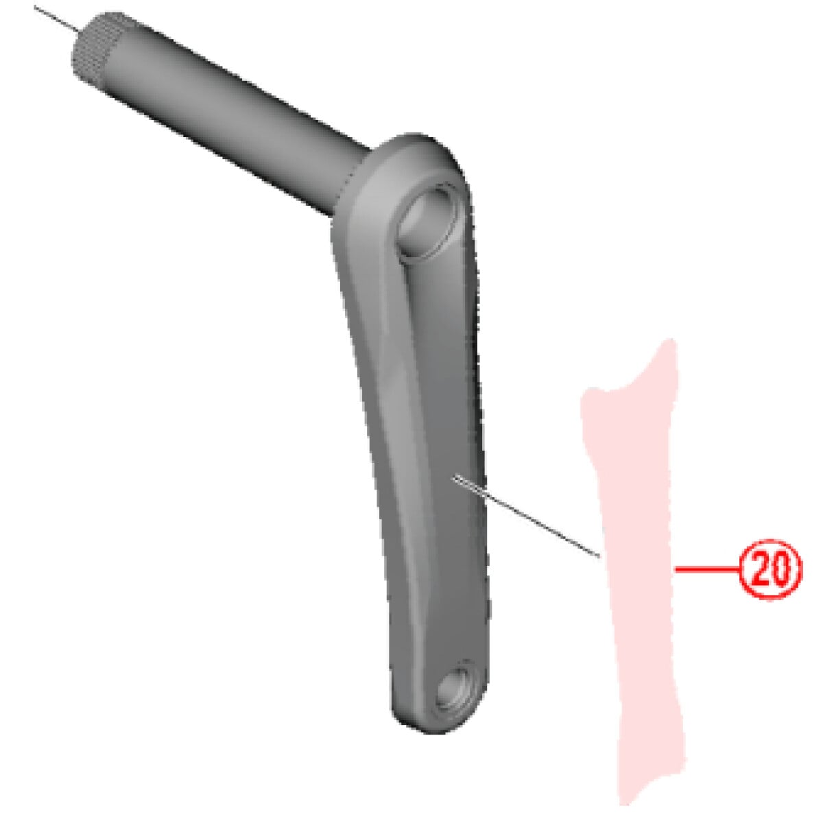 Image of Shimano FC-M8100 Protection Sticker