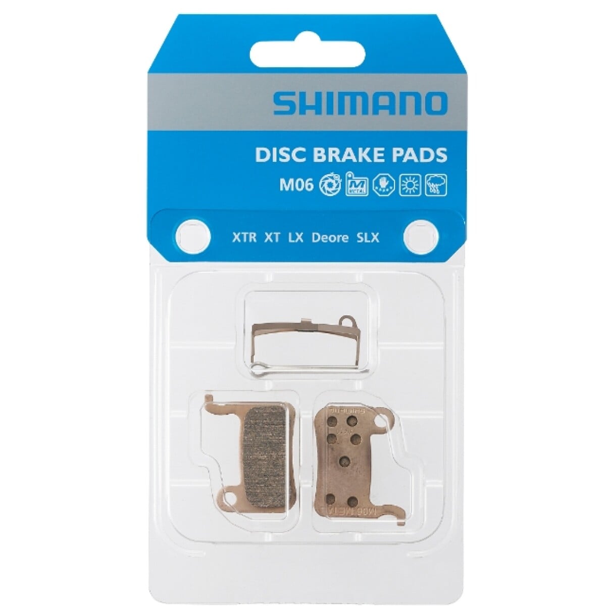 Image of Shimano BR-M965 Disc Brake Pads 1Pr M06 Metallic