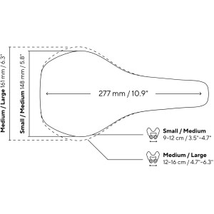 Image of Ergon SMC Core Saddle Women Black