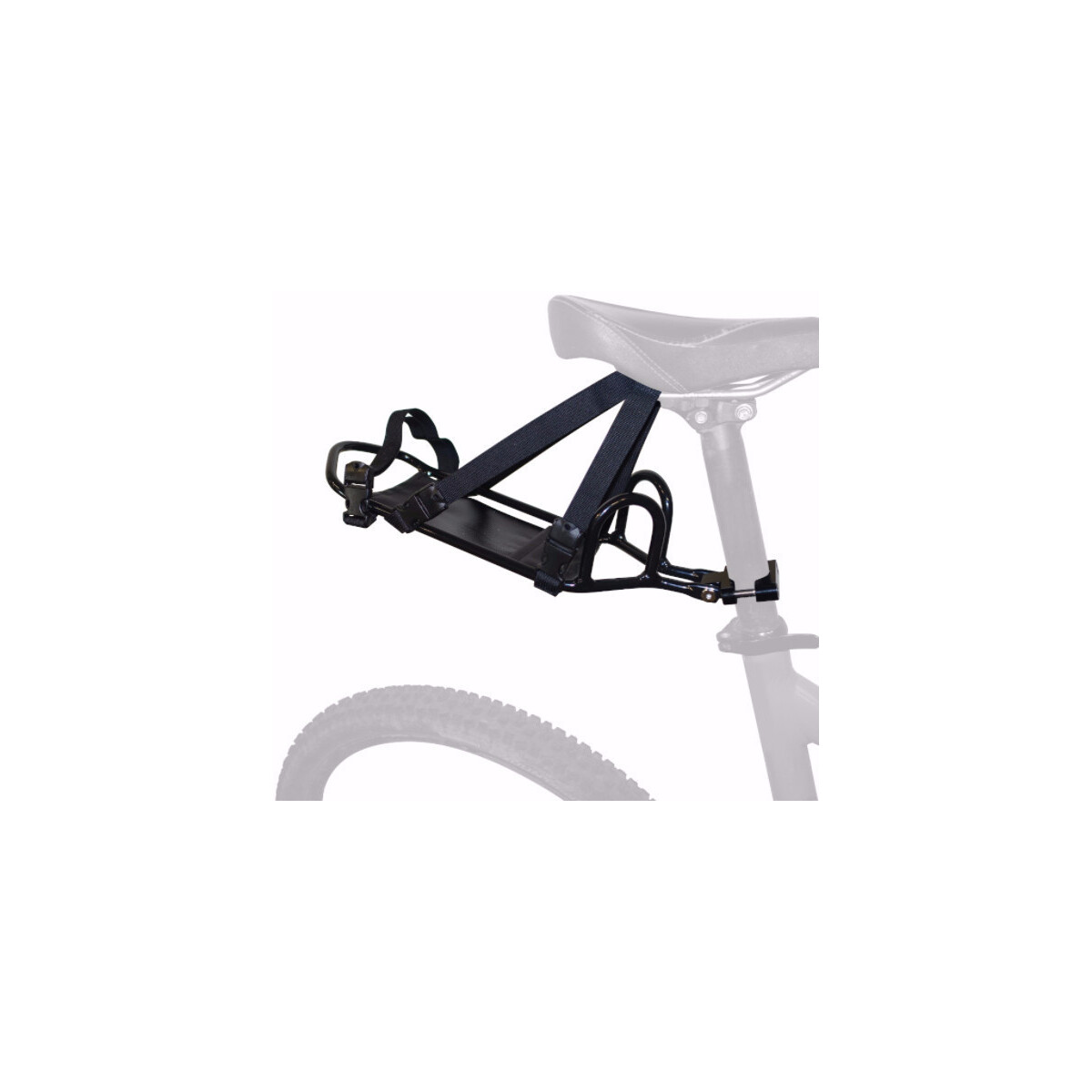 Image of PDW Bindle Seatpost Rack Black