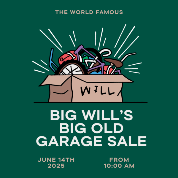 Big Will’s Big Old Garage Sale
