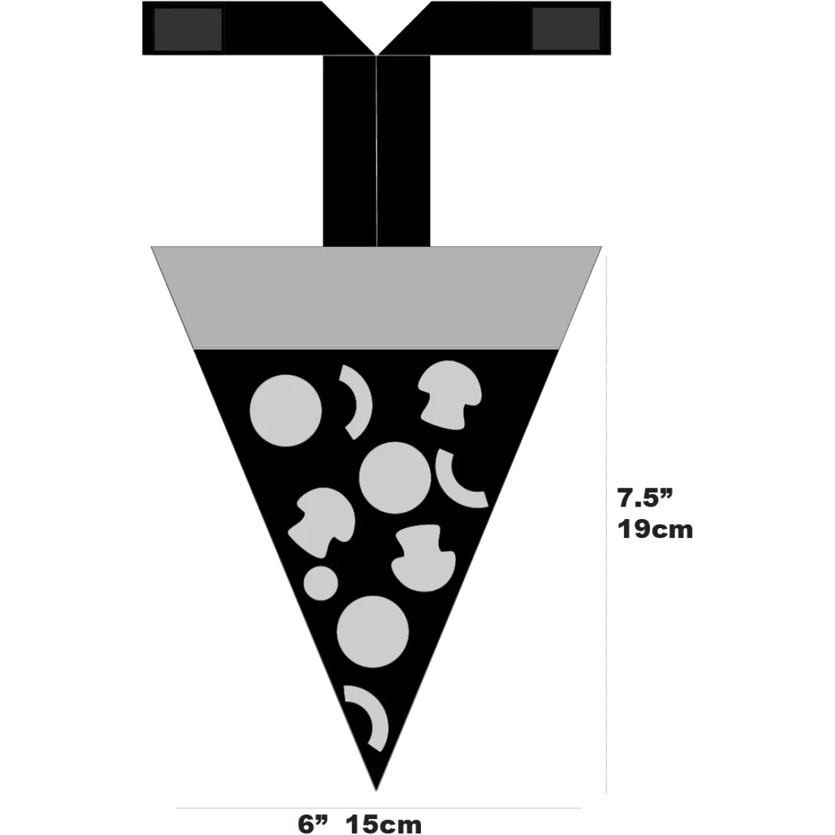 Image of Safety Pizza Burnt Slice
