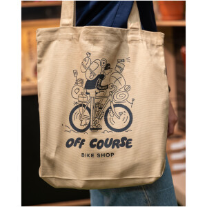 Image of Off Course Bike Shop Max Load Canvas Tote - Khaki