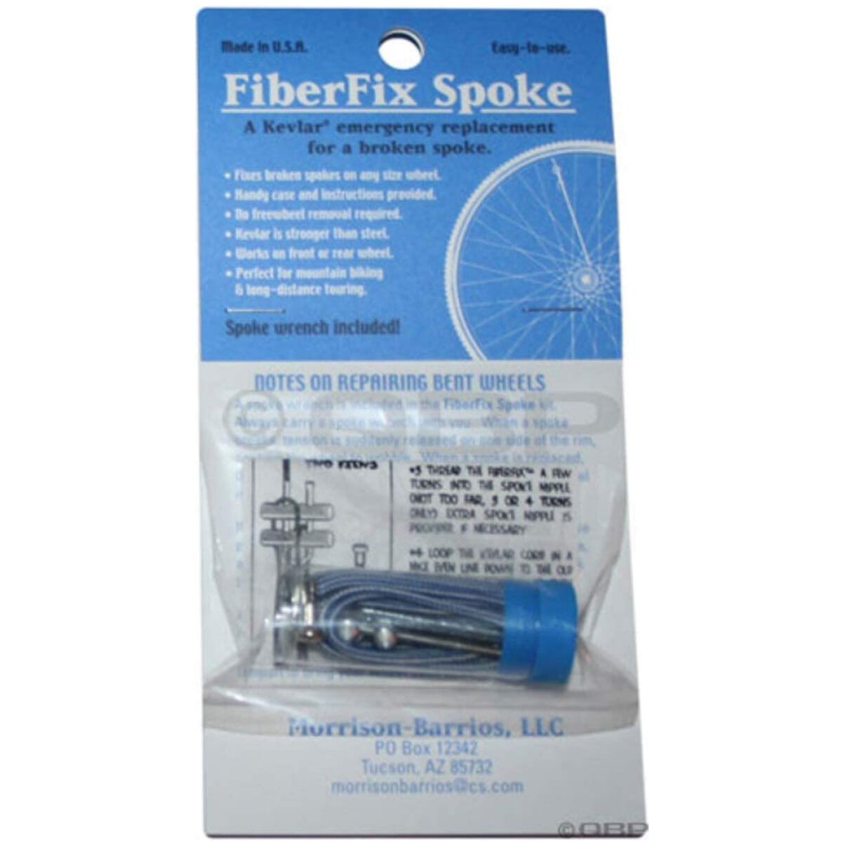 FiberFix Emergency Spoke Replacement Kit #4188 Off Course Bike