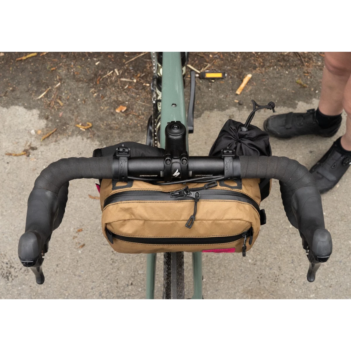 アクセサリー SWIFT INDUSTRIES KESTREL handlebarbag SWIFT INDUSTRIES* kestrel handlebar bag (ecopak/black) - BLUE LUG