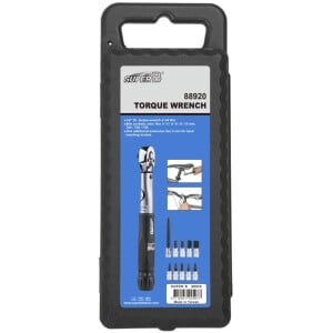 Image of Super B 1/4 Drive Torque Wrench Set 4-24 Nm Black Case