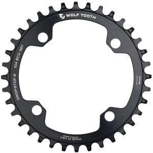 Image of Wolf Tooth 104 BCD Drop-Stop B Chainring Black