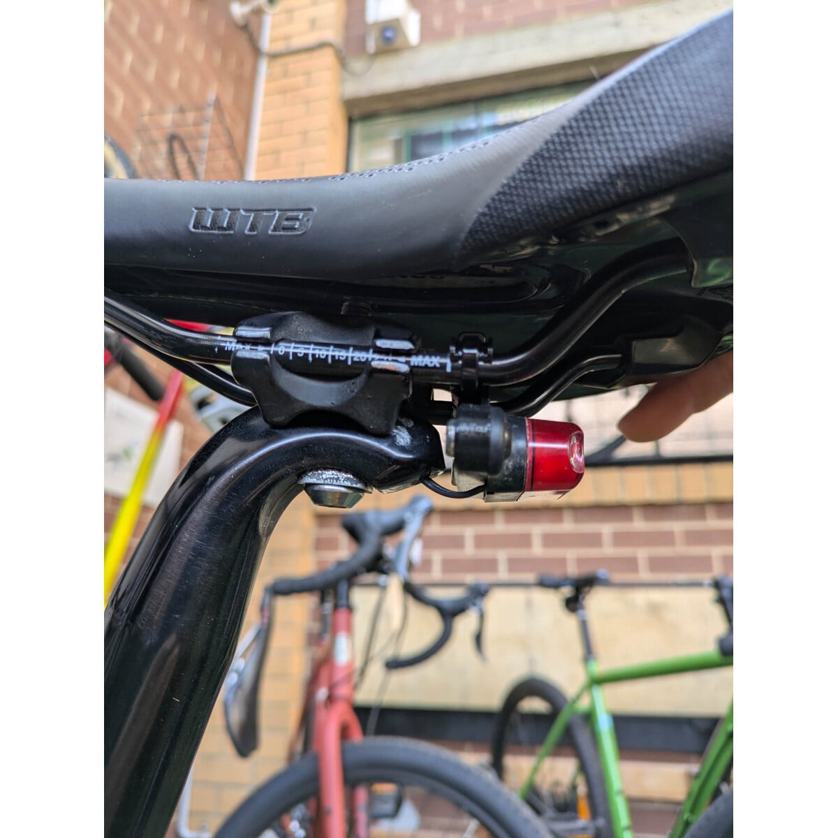 Saddle Rail Rear Light Mount (for 50mm spaced rack mount lights) | Off ...