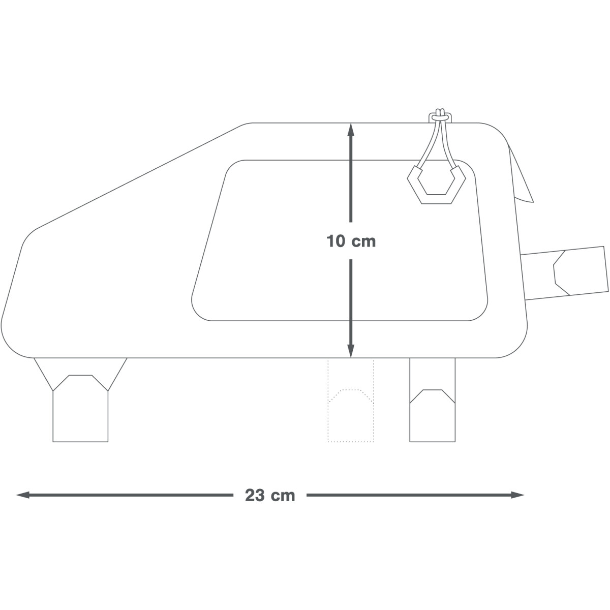 Image of Apidura Backcountry Top Tube Pack 1 Lt