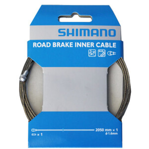 Image of Shimano Road Brake Cable 2050mm x 1.6mm Stainless