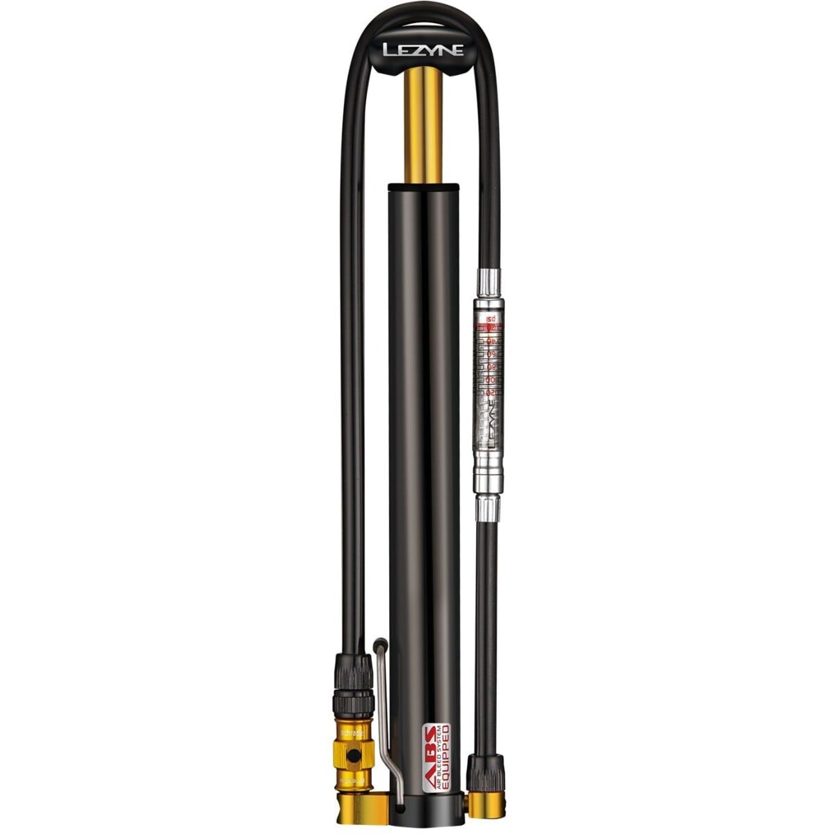 Image of Lezyne Micro Floor Drive HVG High Volume Frame Pump Black