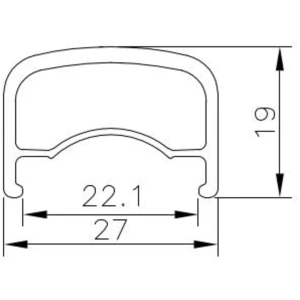 Image of Velo Orange Voyager Rim Disc Silver 36H 26"