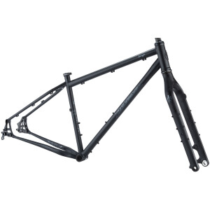 Image of Salsa Fargo Steel Frameset Black (postmount)