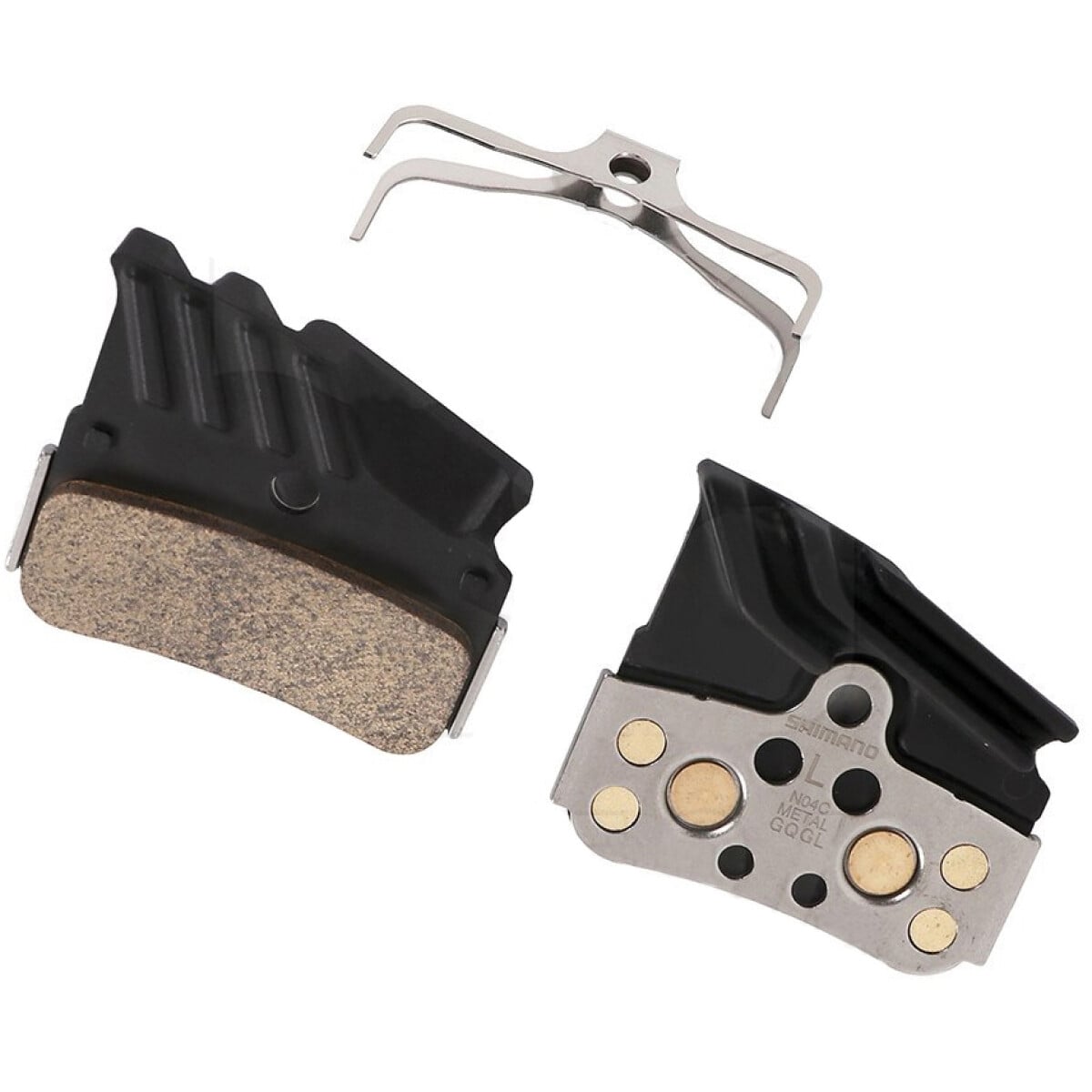 Image of Shimano BR-M9120 Metal Brake Pad with Fin N04C