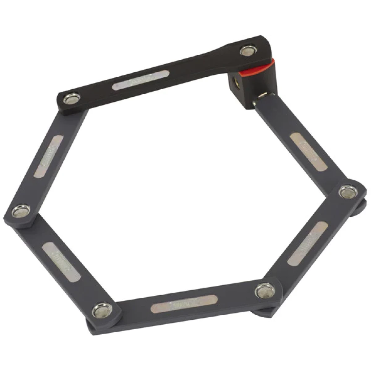 Image of Abus Folding U-Grip Bordo 5700K Key Lock 80cm Black/Grey