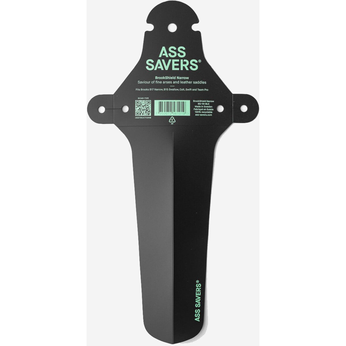 Image of Ass Saver Fender BrookShield Narrow Black