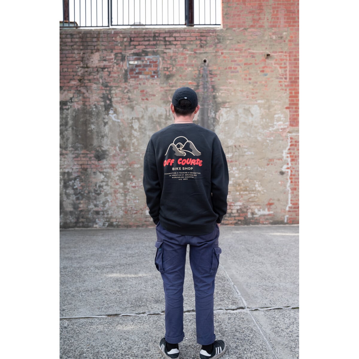 Off Course Merch Off Course Bike Shop Crewneck Jumper Charcoal | Off Course Bike Shop ...