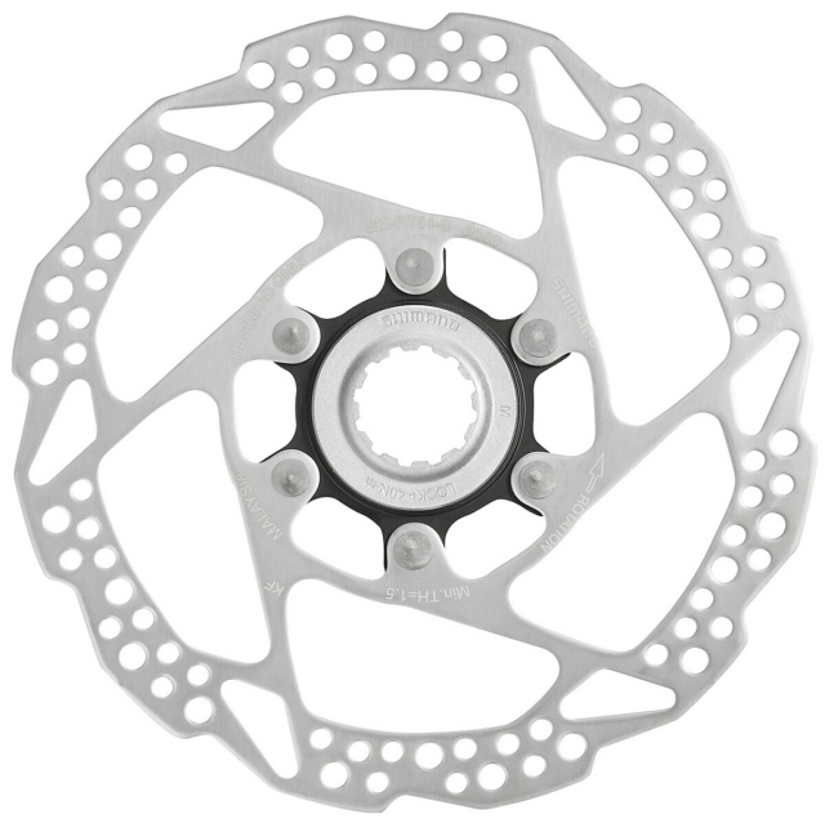 Image of Shimano SM-RT54 Disc Rotor 160mm Alivio Centerlock for Resin Pad