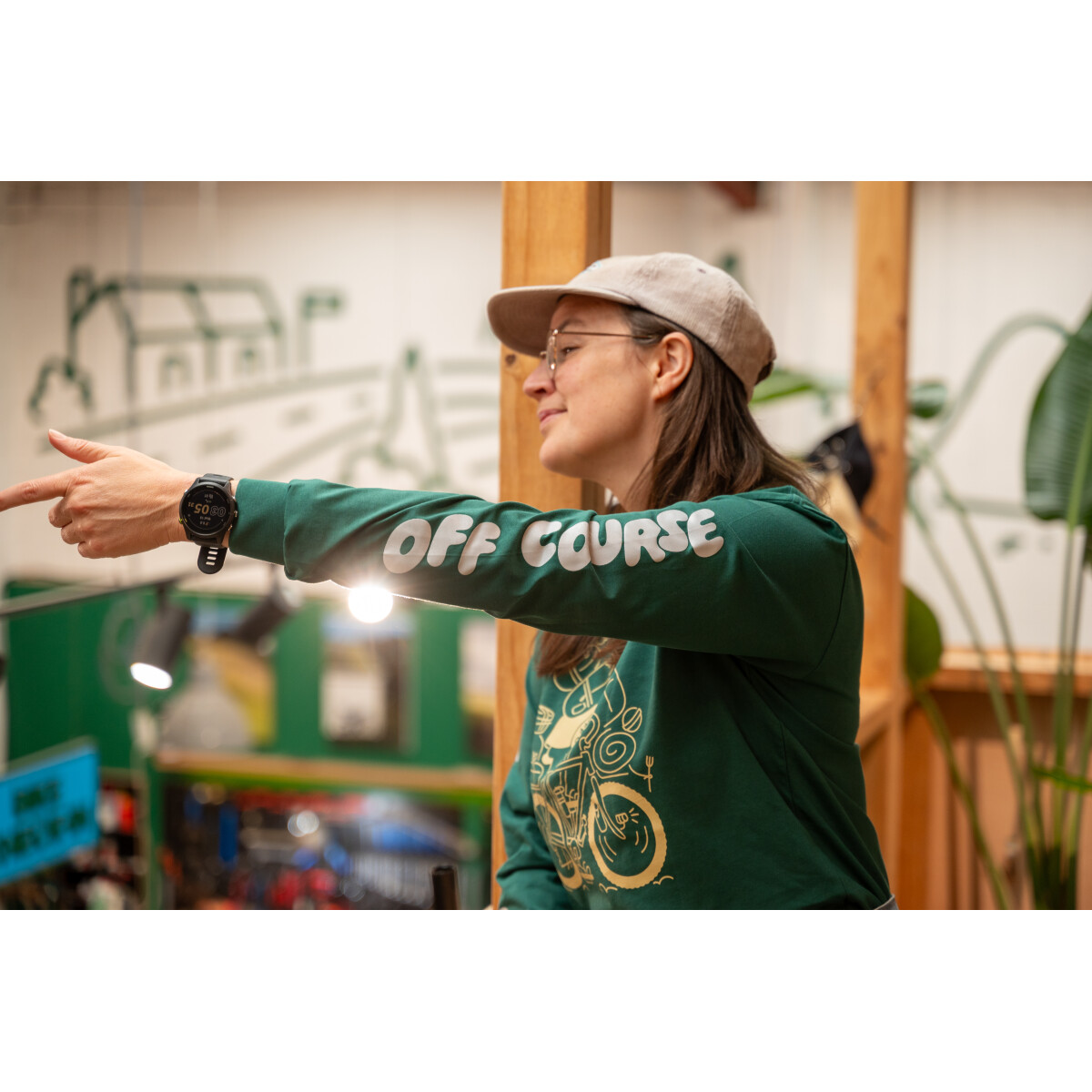 Image of Off Course Max Load Long Sleeve Shirt Jade Green