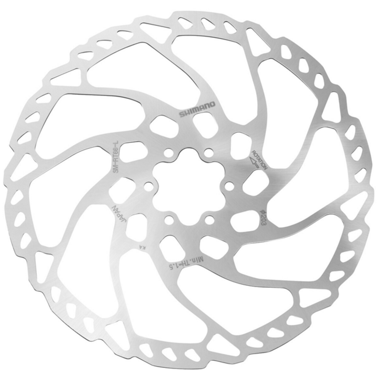 mml8iwggjlpvwhbwzczg.jpg Image of Shimano SM-RT66 6-Bolt Disc Rotor