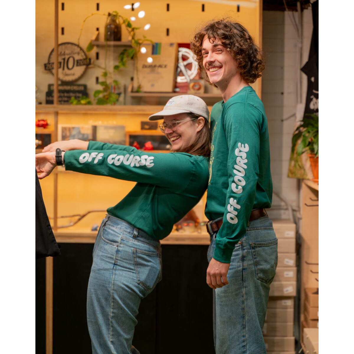 Image of Off Course Max Load Long Sleeve Shirt Jade Green