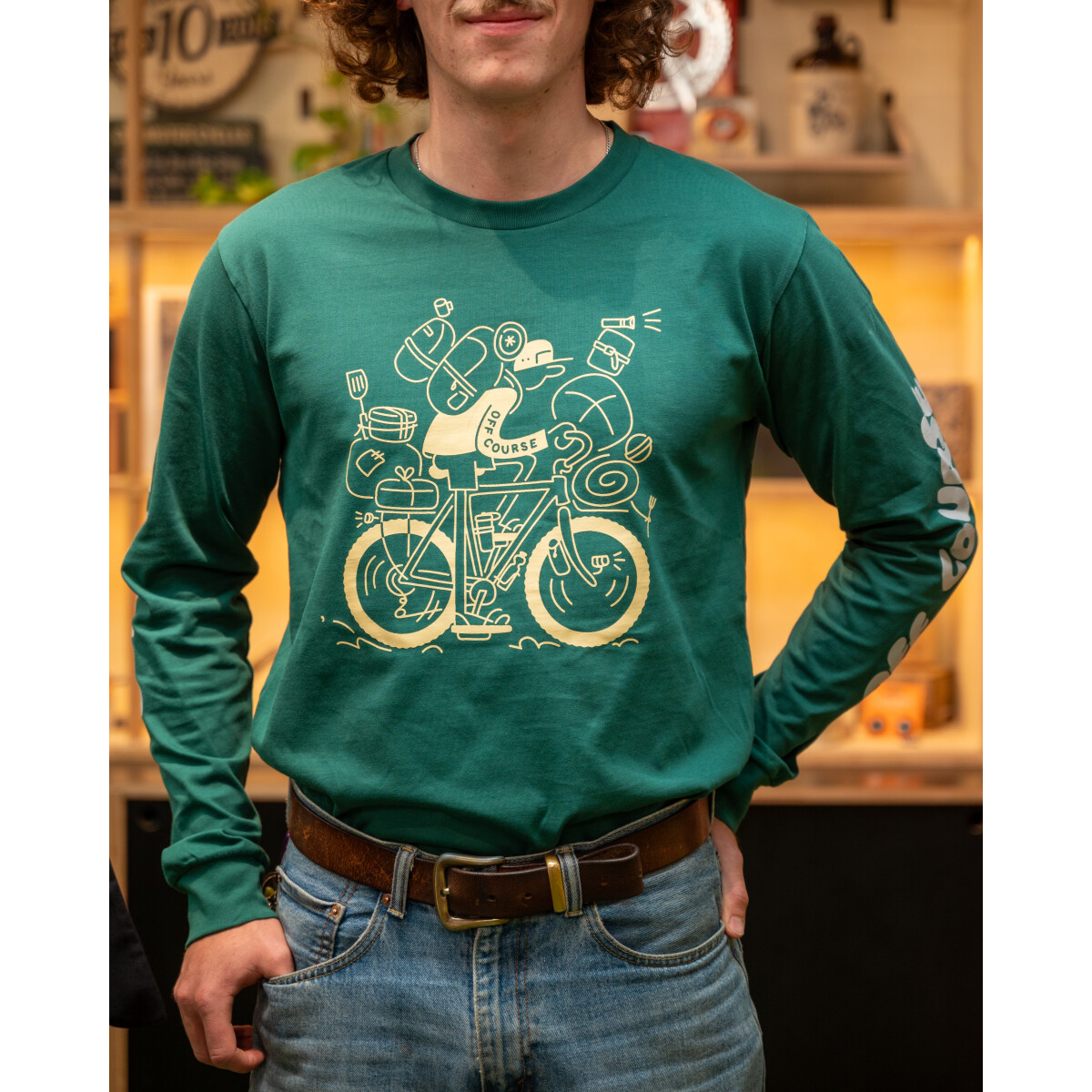 Image of Off Course Max Load Long Sleeve Shirt Jade Green