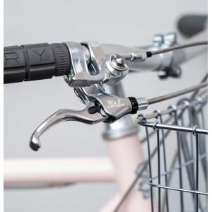 Image of Dia-Compe MX-2 Brake Levers Blue Lug Special - Polished Silver