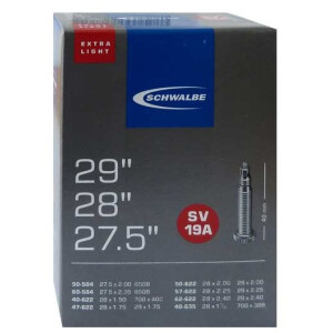 Image of Schwalbe Tube SV19A 29" 28" 27.5" x 1.5-2.4" Extra Light 140gm