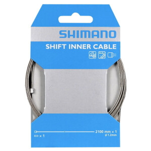 Image of Shimano Shift Inner Cable 2100 x 1.2mm Stainless