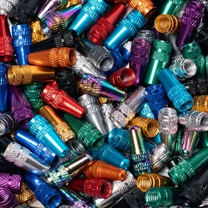 Image of Blue Lug Coloured Valve Caps (pair)