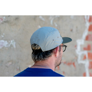 Image of Off Course Bike Shop Two-Tone Action Cap - Olive/Eucalyptus