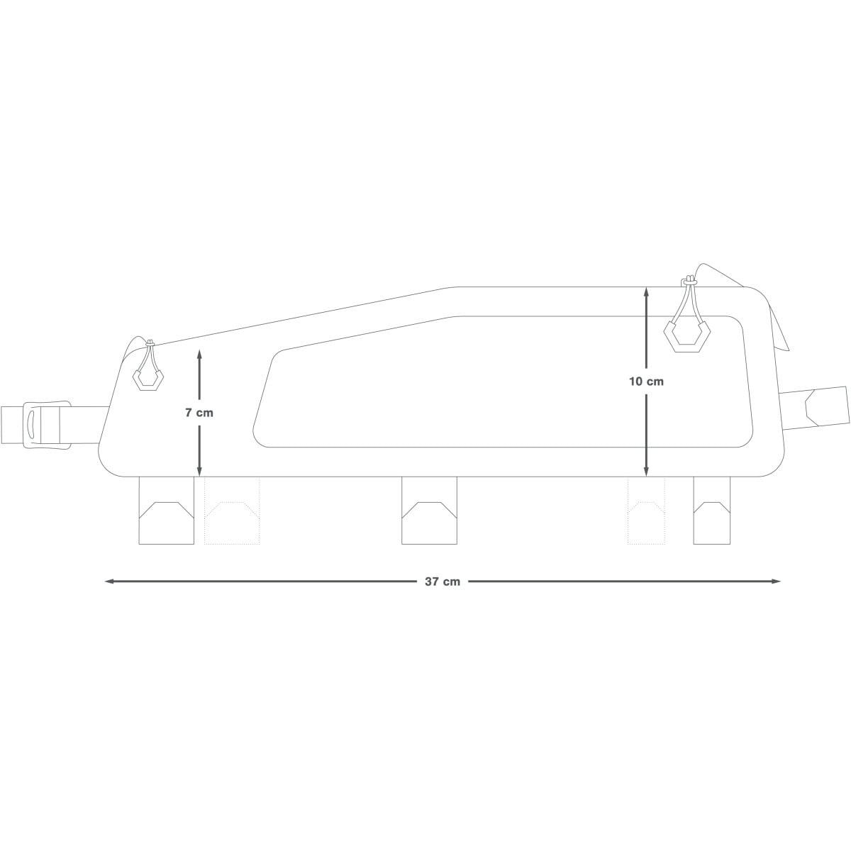 Image of Apidura Backcountry Long Top Tube Pack (1.8L)