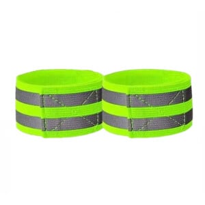Image of Hi-Viz Velcro Trouser Band with Reflective Tape (pair)