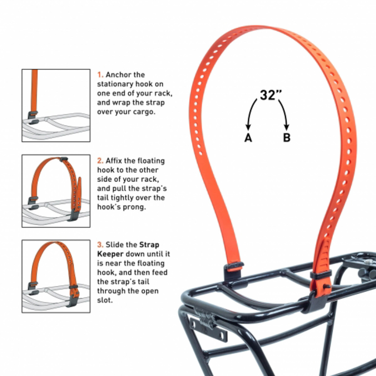 Image of Voile Rack Strap (10mm clips)