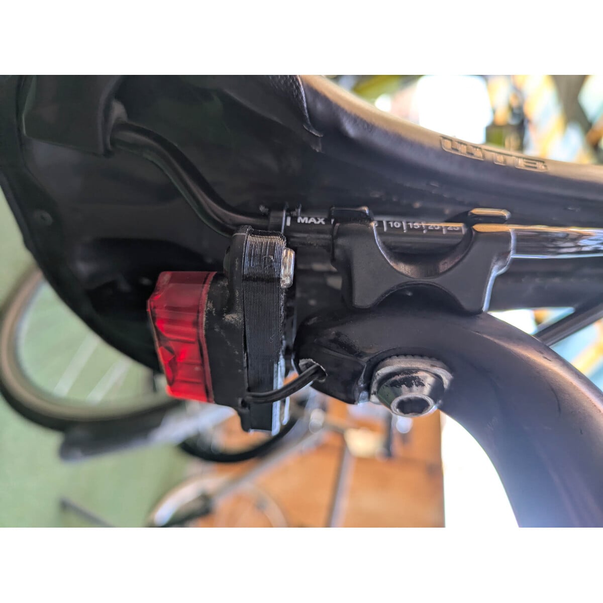 Saddle Rail Rear Light Mount (for 50mm spaced rack mount lights) | Off ...