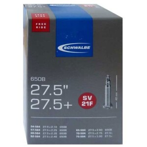 Image of Schwalbe Tube SV21F 27.5" (650b) x 2.1"-3.0" Free Ride 200gm