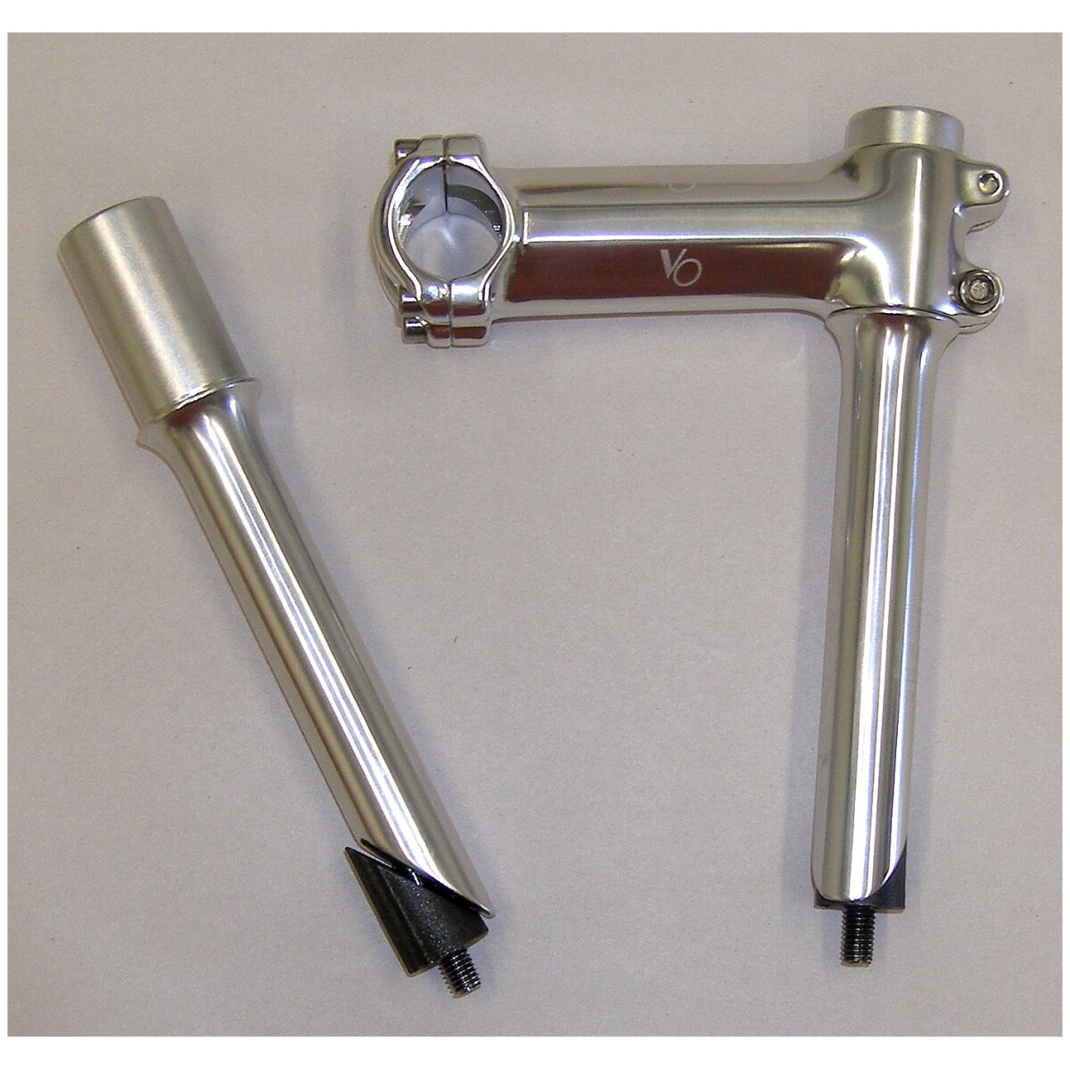 Image of Velo Orange Threadless Stem Adapter Silver