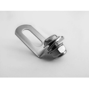 Image of Velo Orange Single Hole L-Bracket Silver