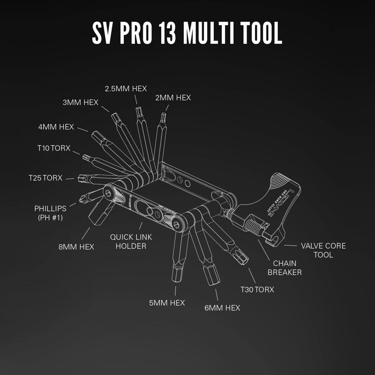 Image of Lezyne SV Pro 13 Tool